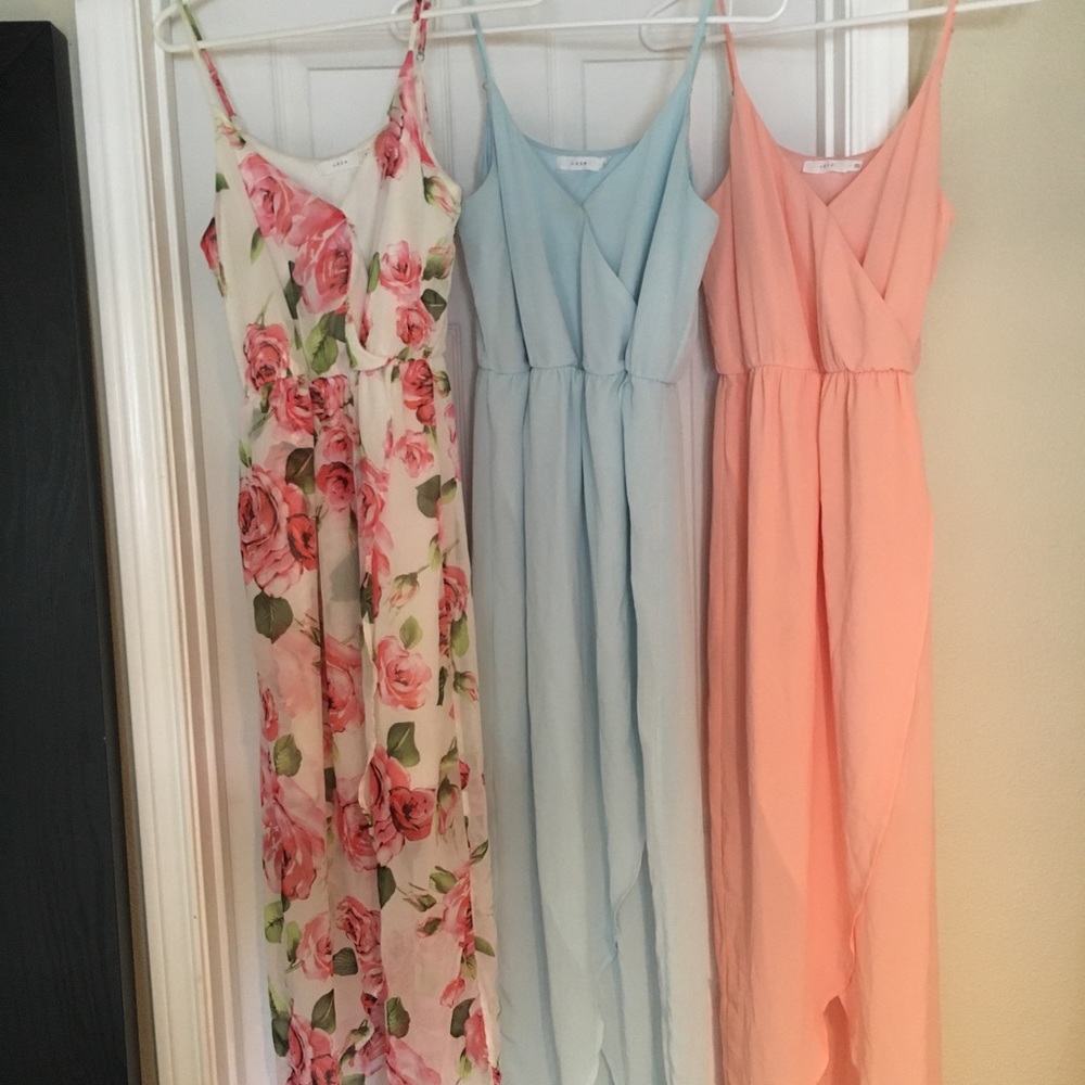 Faux wrap flowy Lush dresses